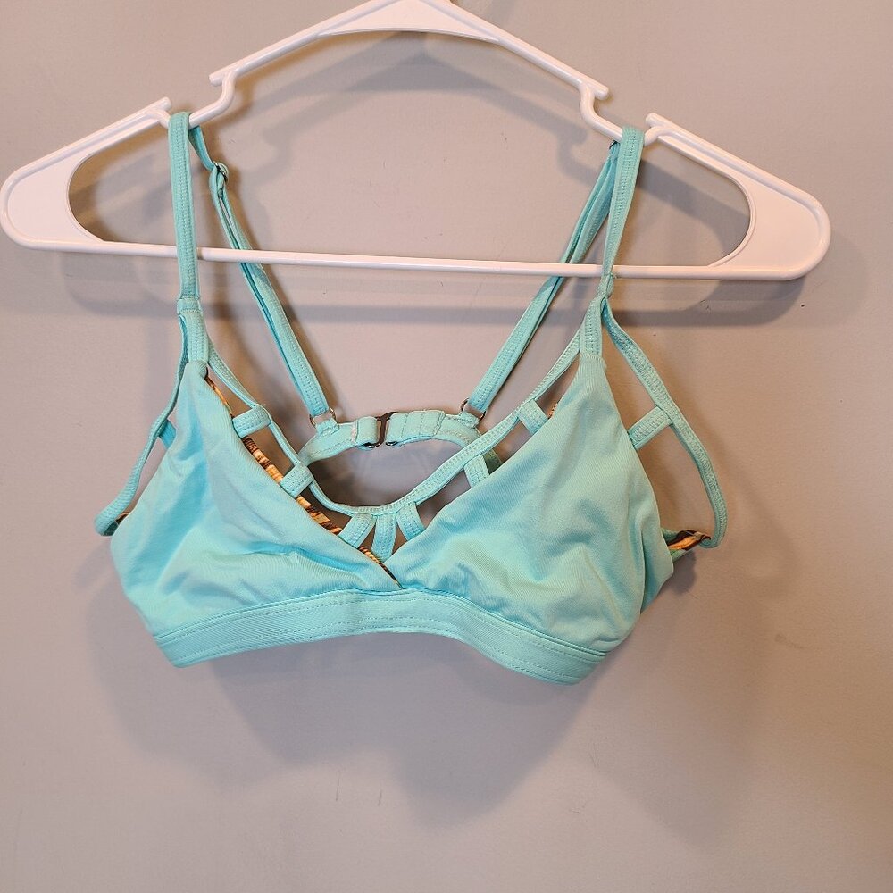 Maaji Bikini Top Womens Medium Blue Swim